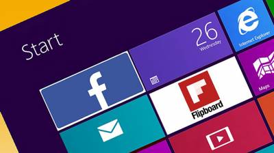 Os aplicativos do Facebook e Flipboard estão chegando ao Windows 8.